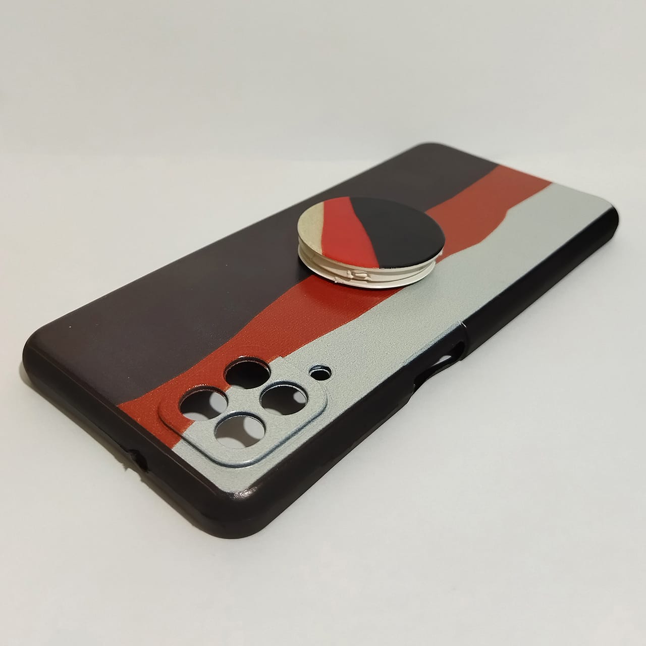 کاور کد 01718 مناسب برای گوشی موبایل سامسونگ A12 به همراه پایه نگهدارنده-فروشگاه اینترنتی دارلین