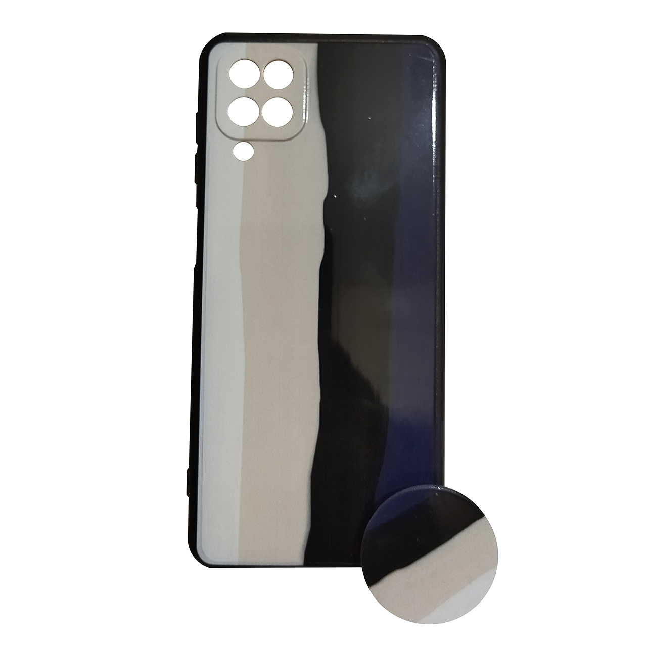 کاور کد 1765 مناسب برای گوشی موبایل سامسونگ A12 به همراه پایه نگهدارنده-فروشگاه اینترنتی دارلین