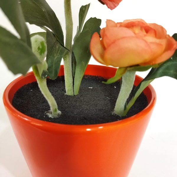 گلدان به همراه گل مصنوعی مدل سرامیکی کد 11741