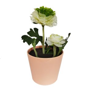 گلدان به همراه گل مصنوعی مدل سرامیکی کد 11744-فروشگاه اینترنتی دارلین
