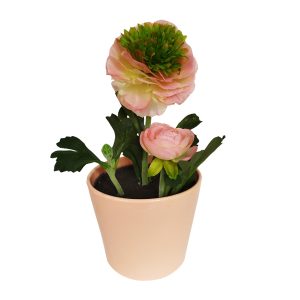 گلدان به همراه گل مصنوعی مدل سرامیکی کد 11746-فروشگاه اینترنتی دارلین