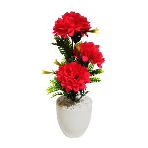 گلدان به همراه گل مصنوعی کد 181