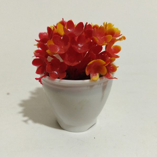 گلدان به همراه گل مصنوعی کد 200 مجموعه 4 عددی-فروشگاه اینترنتی دارلین