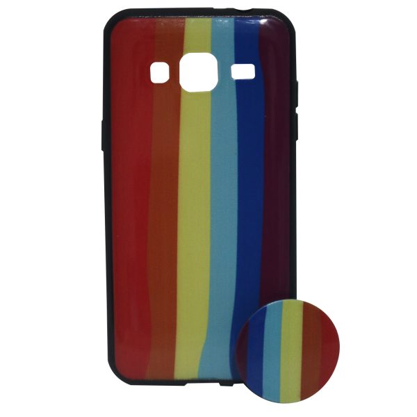 کاور کد 80351 مناسب برای گوشی موبایل سامسونگ Samsung J3 به همراه پایه نگهدارنده-فروشگاه اینترنتی دارلین