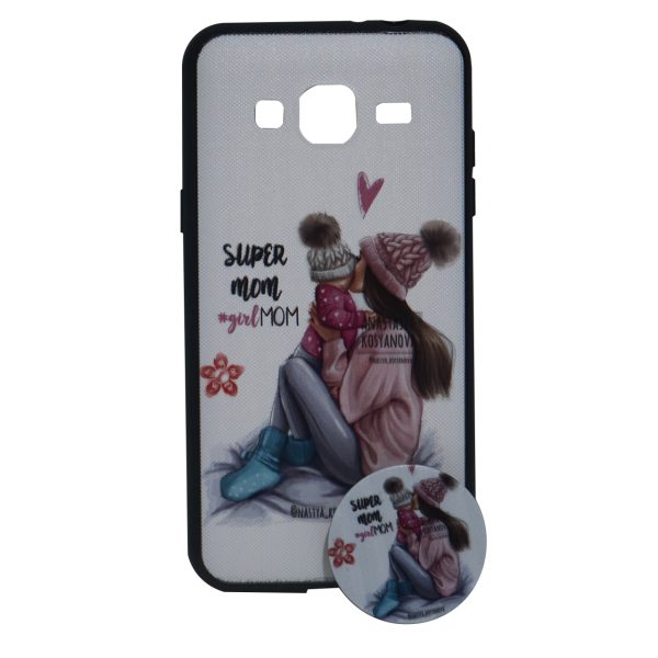 کاور کد 80353 مناسب برای گوشی موبایل سامسونگ Samsung J3 به همراه پایه نگهدارنده-فروشگاه اینترنتی دارلین
