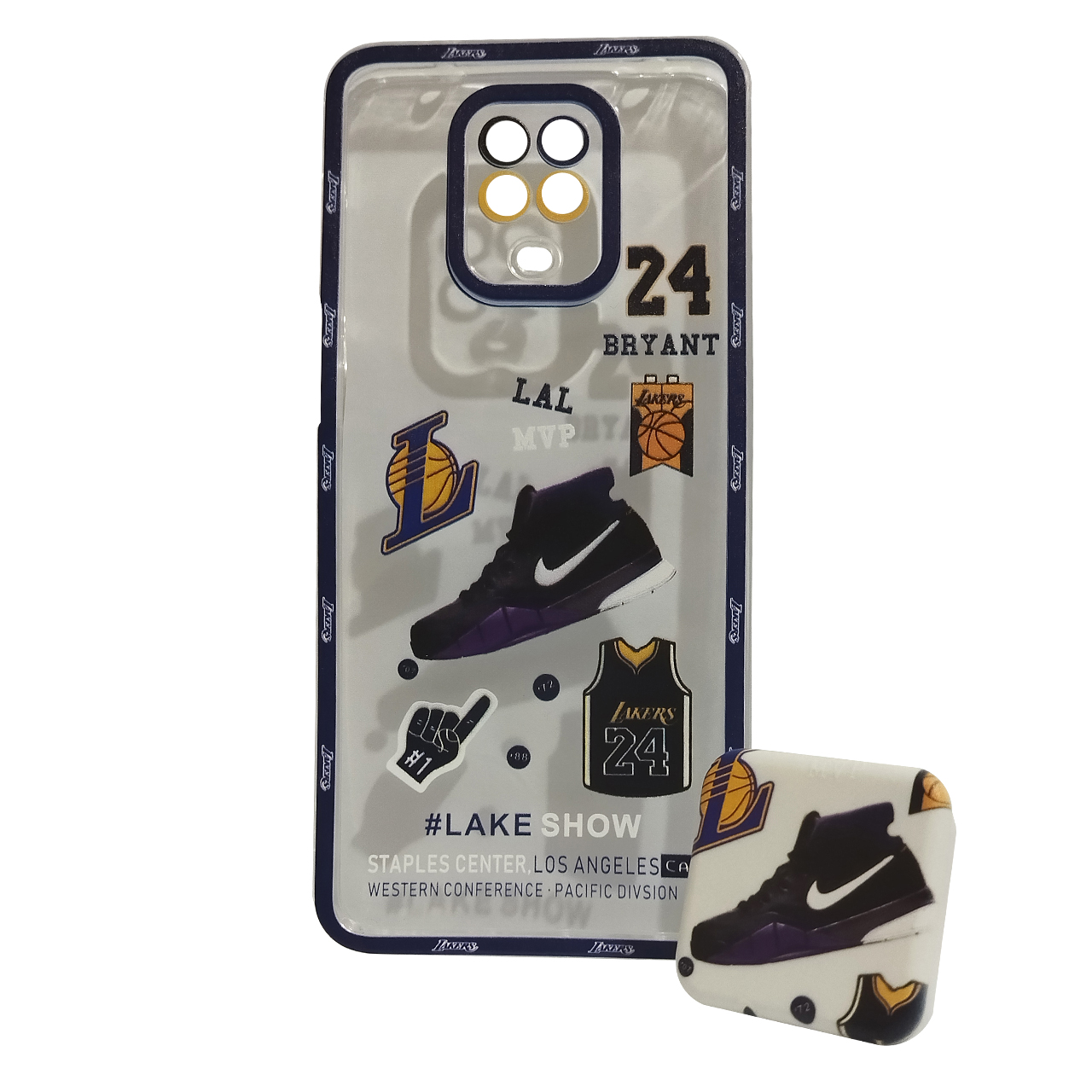 کاور کد 9105 مناسب برای گوشی موبایل شیائومی Redmi Note 9s به همراه پایه نگهدارنده-فروشگاه اینترنتی دارلین