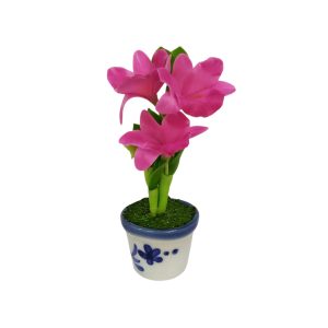 گلدان به همراه گل مصنوعی کد 940211-فروشگاه اینترنتی دارلین