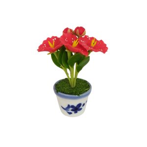 گلدان به همراه گل مصنوعی کد 940215-فروشگاه اینترنتی دارلین