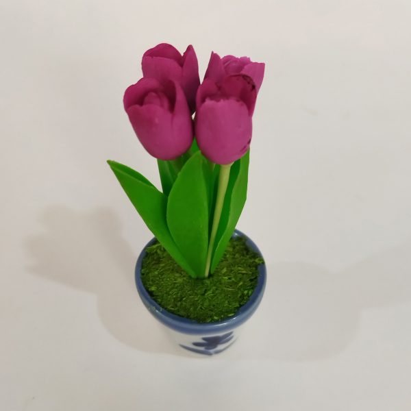 گلدان به همراه گل مصنوعی کد 94026