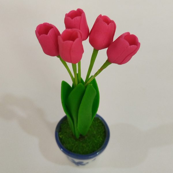 گلدان به همراه گل مصنوعی کد 94027
