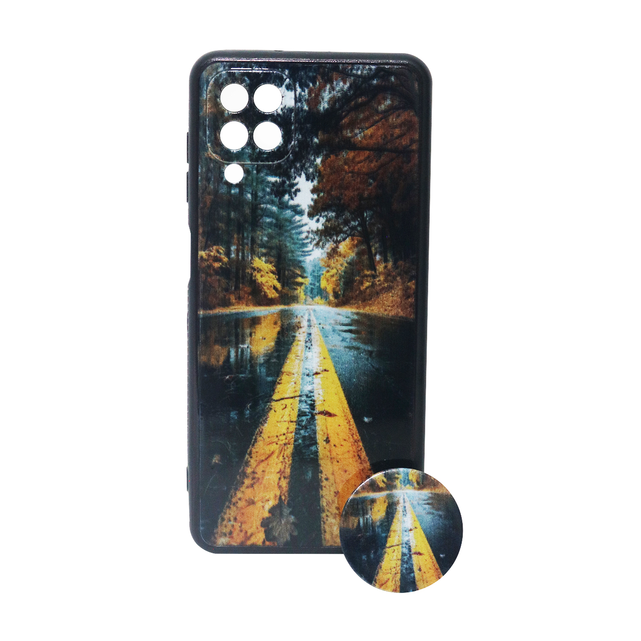 قاب گوشی سامسونگ Galaxy A12 کد 17010 پاپ سوکت دار طرح جاده
