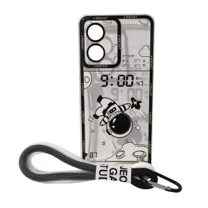 کاور کد 1103 مناسب برای گوشی موبایل شیائومی Redmi Note 12 4G طرح فضانورد مدل بنددار