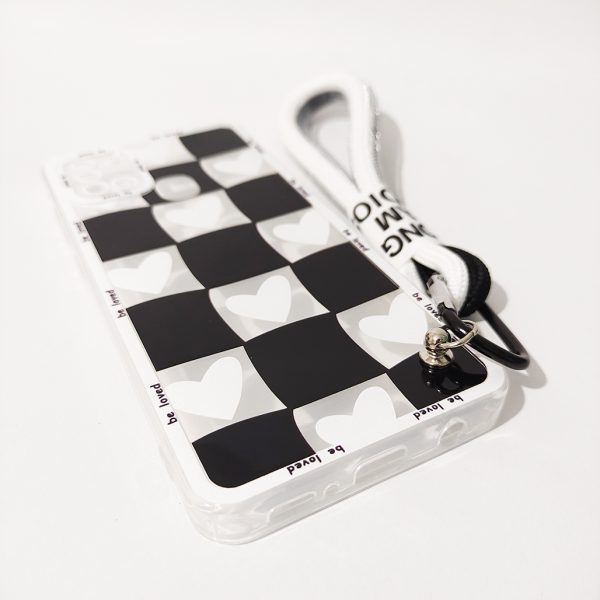 کاور کد 1115 مناسب برای گوشی موبایل سامسونگ Galaxy A21s طرح شطرنجی مدل بنددار