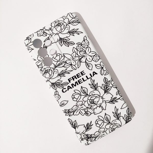 کاور کد 1226 مناسب برای گوشی موبایل سامسونگ Galaxy A53 طرح گل کاملیا-فروشگاه اینترنتی دارلین