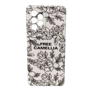 کاور کد 1243 مناسب برای گوشی موبایل سامسونگ Galaxy A52/A52s طرح گل کاملیا-فروشگاه اینترنتی دارلین