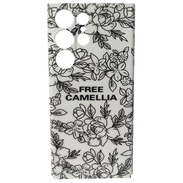 کاور کد 1330 مناسب برای گوشی موبایل سامسونگ Galaxy S23 Ultra طرح گل کاملیا-فروشگاه اینترنتی دارلین
