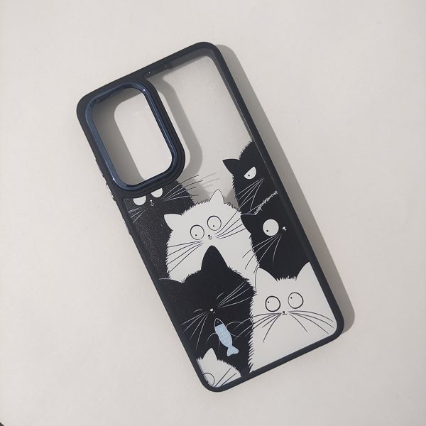کاور کد 1350 مناسب برای گوشی موبایل سامسونگ Galaxy A52/A52s طرح Cats