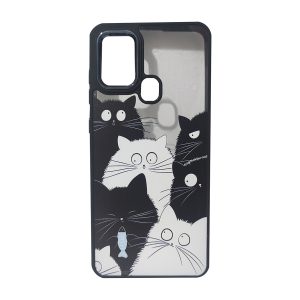 کاور کد 1353 مناسب برای گوشی موبایل سامسونگ Galaxy A21s طرح گربه-فروشگاه اینترنتی دارلین