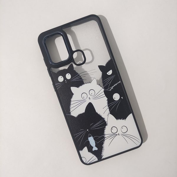 کاور کد 1353 مناسب برای گوشی موبایل سامسونگ Galaxy A21s طرح گربه-فروشگاه اینترنتی دارلین