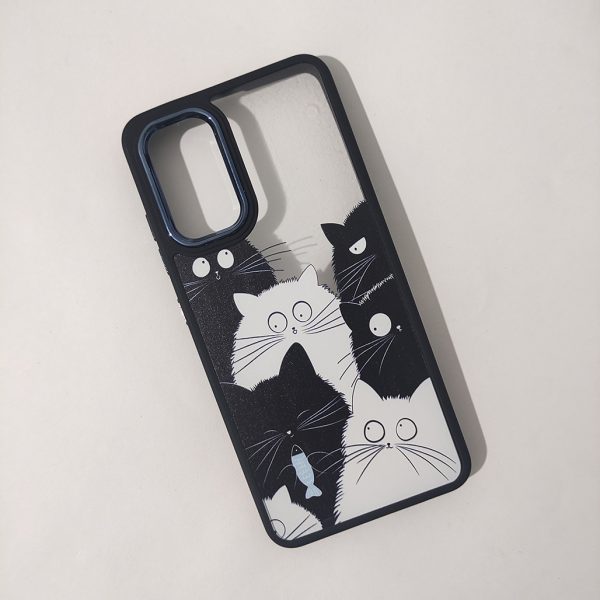 کاور کد 1432 مناسب برای گوشی موبایل سامسونگ Galaxy A32 4G طرح گربه