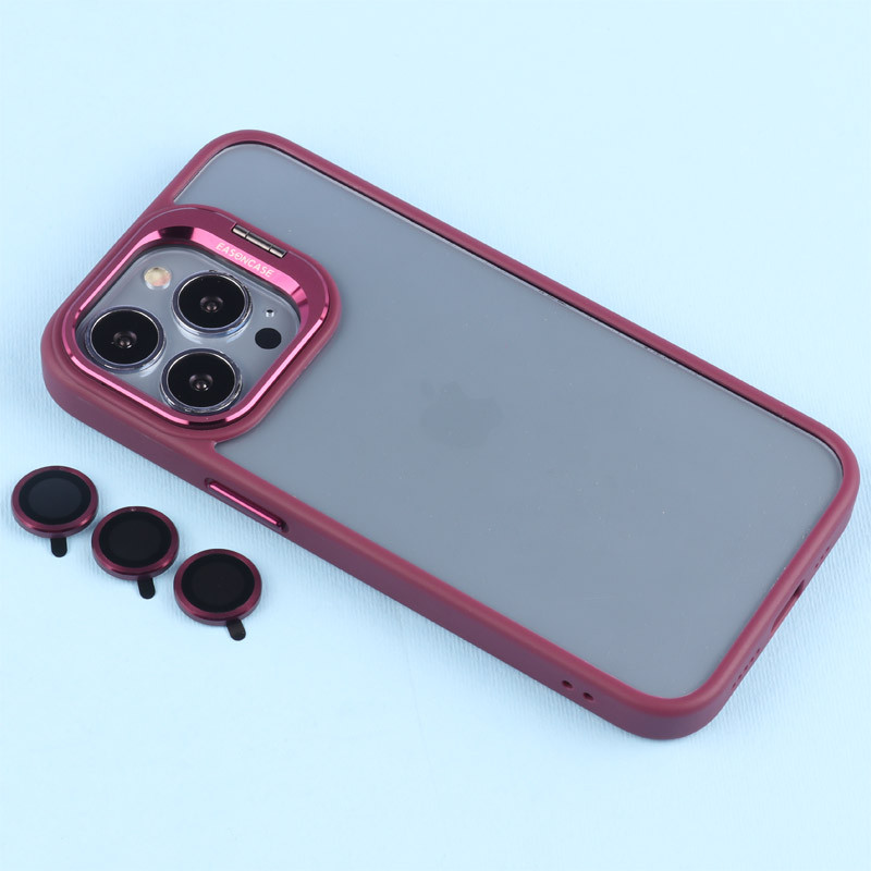 کاور کد 1538 مناسب برای گوشی موبایل اپل iPhone 13 Pro Max استند شو به همراه محافظ لنز-فروشگاه اینترنتی دارلین