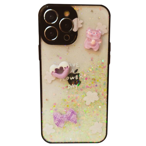 کاور کد 1527 مناسب برای گوشی موبایل اپل iPhone 13 Pro Max طرح عروسکی پاستیلی-فروشگاه اینترنتی دارلین