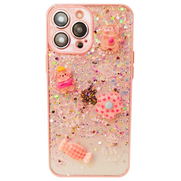 کاور کد 1528 مناسب برای گوشی موبایل اپل iPhone 13 Pro Max طرح عروسکی پاستیلی-فروشگاه اینترنتی دارلین