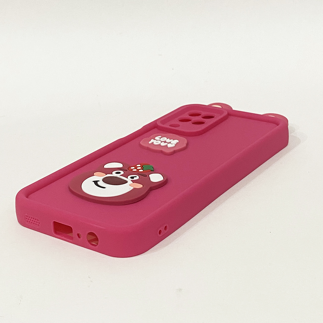 قاب گوشی سامسونگ Galaxy A12 سیلیکونی کد 1649 طرح خرس-فروشگاه اینترنتی دارلین