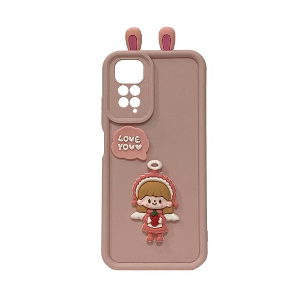 قاب گوشی شیائومی Redmi Note 11 4G سیلیکونی کد 1579 طرح دختر-فروشگاه اینترنتی دارلین