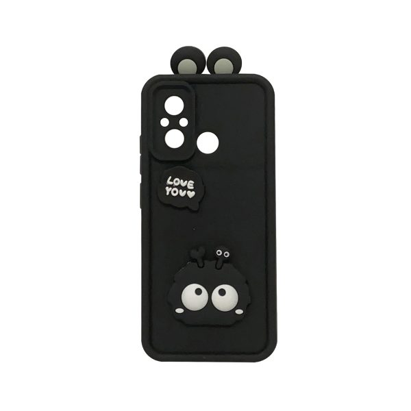 قاب گوشی شیائومی Redmi 12c سیلیکونی کد 1607 طرح میکروب هپل-فروشگاه اینترنتی دارلین