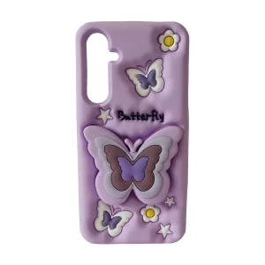 قاب گوشی سامسونگ A55 کد 2179 طرح پروانه | سیلیکونی هولدردار-طرح پروانه