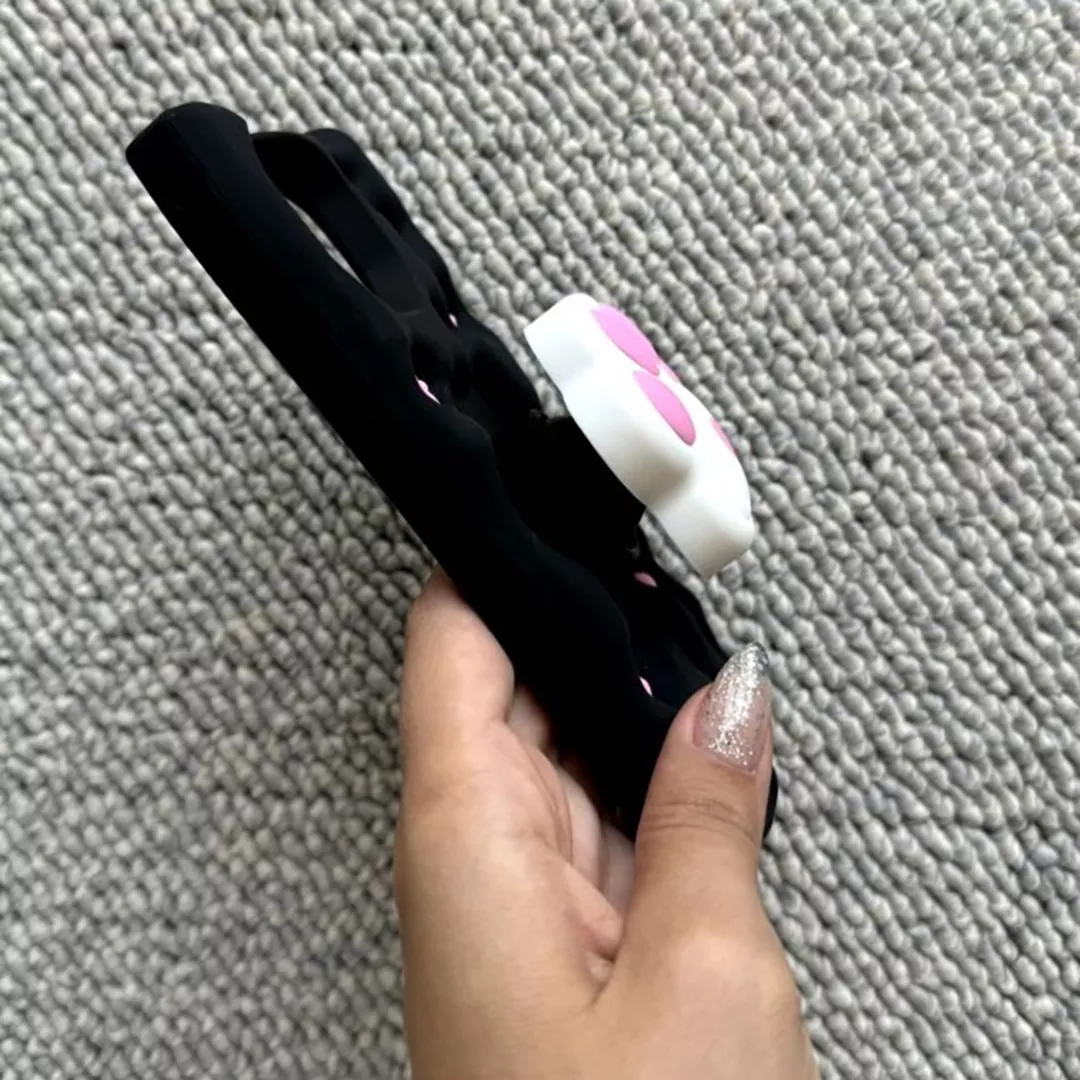 قاب گوشی اپل iPhone 13/14/15 کد 2199 طرح پنجه گربه | سیلیکونی هولدردار-طرح پنجه گربه