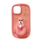 قاب گوشی اپل iPhone 12/12 Pro کد 2235 طرح پاتریک | سیلیکونی آدامسی بادکنکی برجسته-طرح پاتریک
