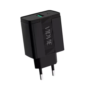 شارژر دیواری 20 وات ویدوی مدل PLE230C-شارژر فندکی