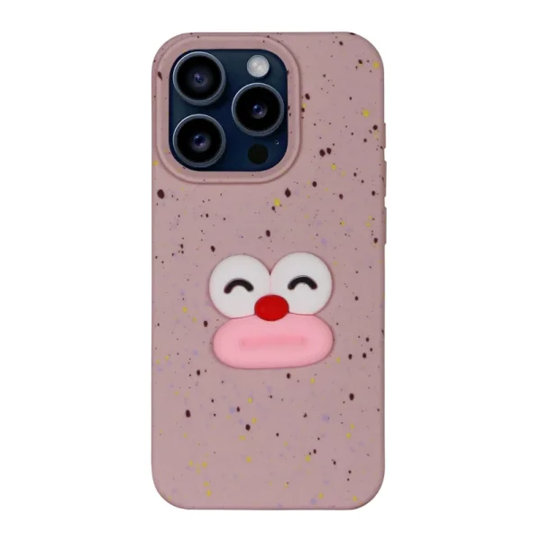 قاب گوشی اپل iPhone 15 Pro کد 2274 طرح چهره کارتونی فانتزی و زیبا