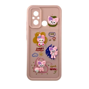 قاب گوشی شیائومی Redmi 12c کد 2356 طرح گربه عروسکی