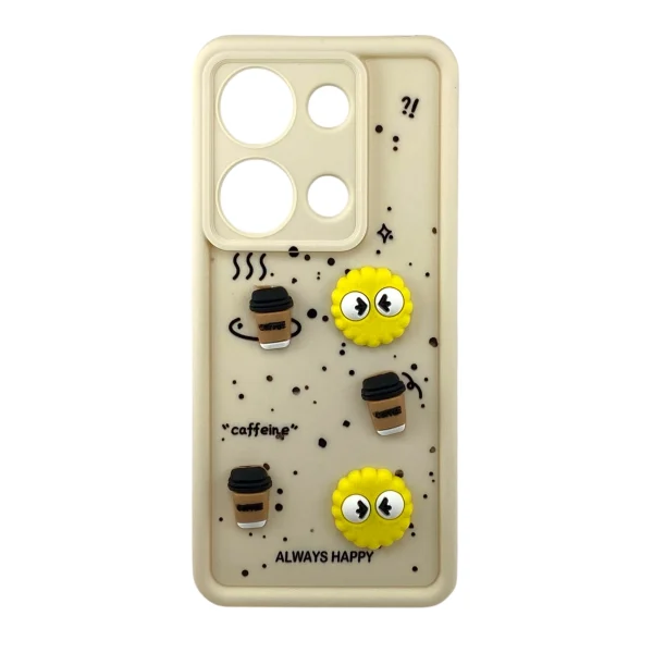 قاب گوشی پوکو M6 Pro کد 2347 طرح قهوه