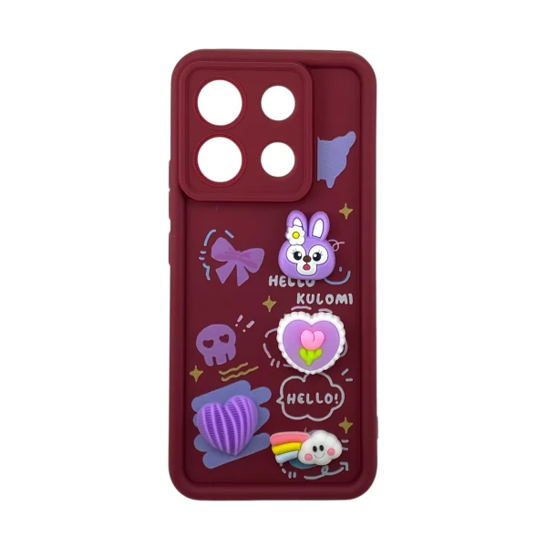 قاب گوشی پوکو X6 Pro کد 2340 طرح قلبی