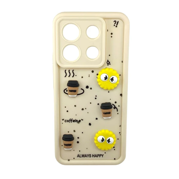 قاب گوشی پوکو X6 Pro کد 2341 طرح قهوه