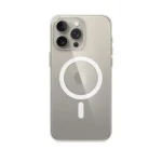 قاب گوشی اپل iPhone 15 Promax شفاف مگ سیف دار | کد ۱۰۱۰