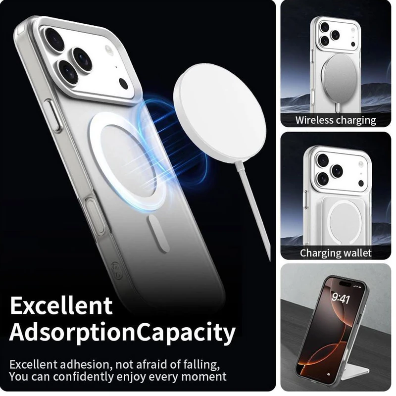 قاب گوشی اپل iPhone 13 / iPhone 14 / iPhone 15 شفاف مگ سیف دار