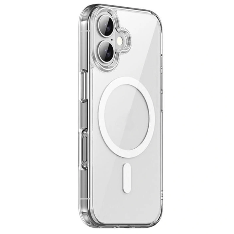 قاب گوشی اپل iPhone 17 شفاف مگ سیف دار | کد ۱۰۱۱